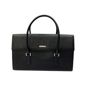 Burberry handbag black some on the corners